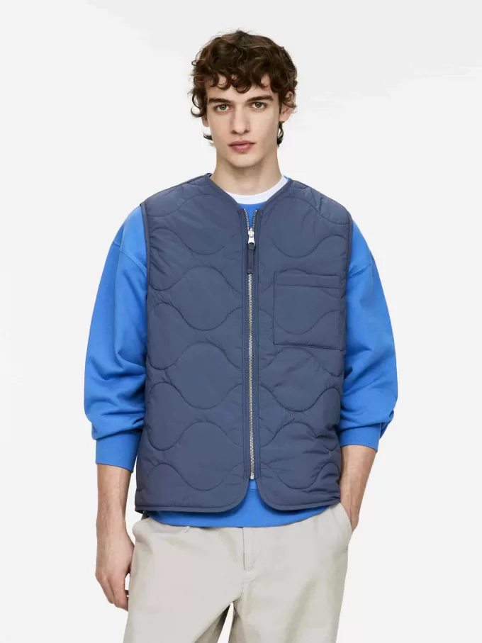 2-i-1 Quiltad linerväst