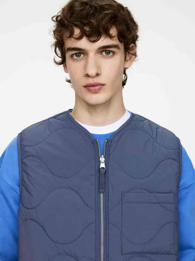 2-i-1 Quiltad linerväst