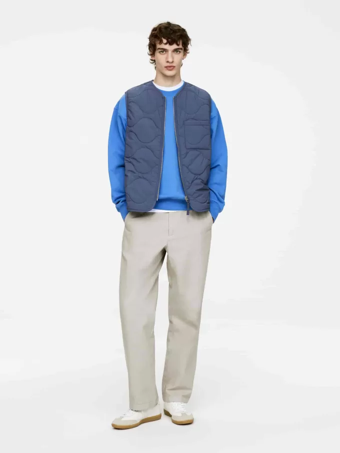 2-i-1 Quiltad linerväst