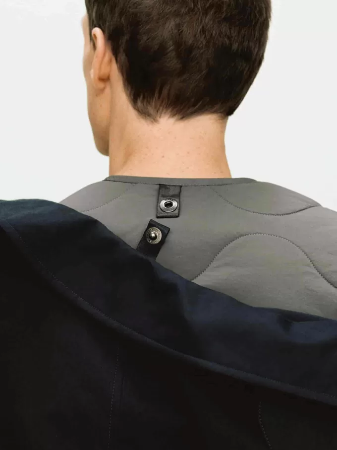 2-i-1 mellanlång bilkappa 2-i-1 mellanlång bilkappa