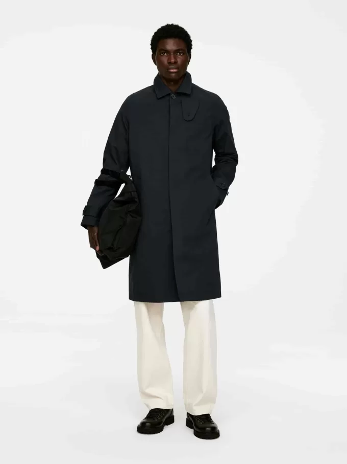 2-i-1 mellanlång bilkappa 2-i-1 mellanlång bilkappa