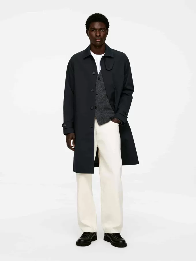 2-i-1 mellanlång bilkappa 2-i-1 mellanlång bilkappa