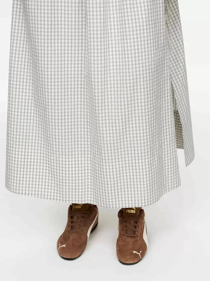 A-linje bomullskjol A-linje bomullskjol