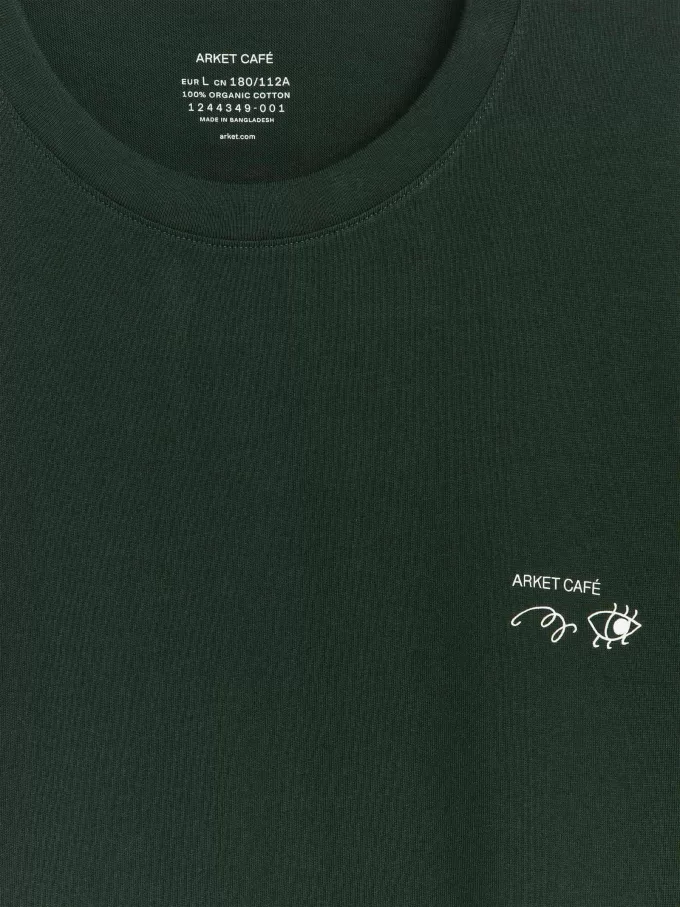ARKET CAFÉ T-shirt med tryck ARKET CAFÉ T-shirt med tryck