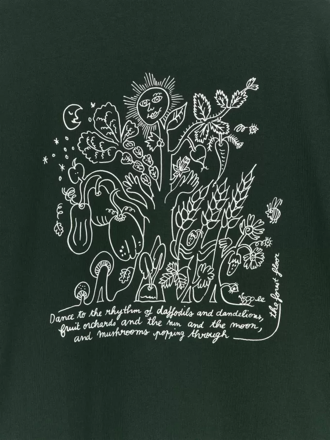 ARKET CAFÉ T-shirt med tryck ARKET CAFÉ T-shirt med tryck