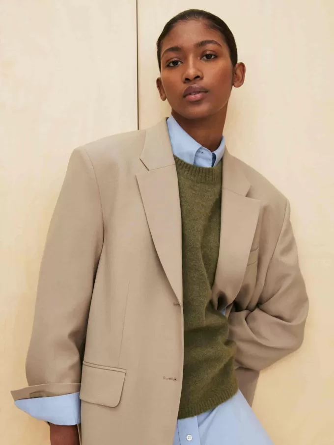 Oversized ullblazer Oversized ullblazer