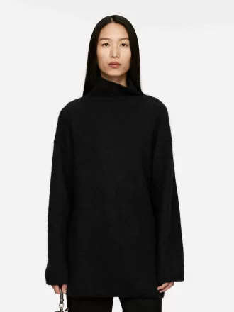 Alpaca-Wool Blend Skorstenströja