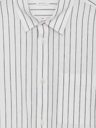 Avslappnad bomullslinneskjorta