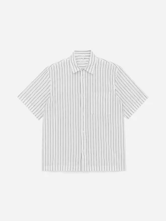 Avslappnad bomullslinneskjorta