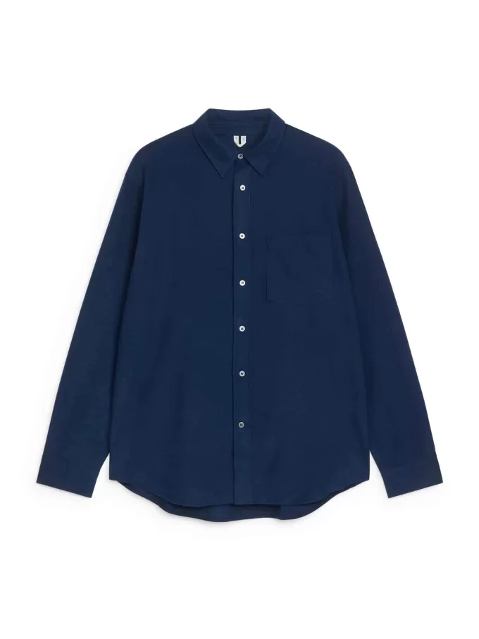 Avslappnad flanellskjorta Avslappnad flanellskjorta