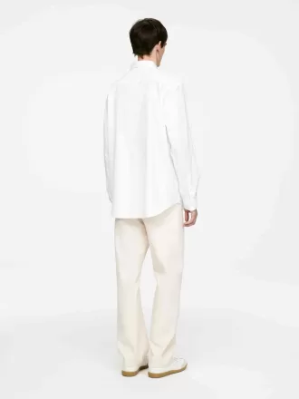 Avslappnad poplinskjorta Vit 1255889001002 1 330x440 - Avslappnad poplinskjorta