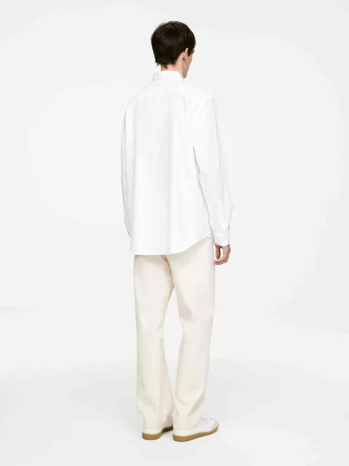 Avslappnad poplinskjorta Avslappnad poplinskjorta