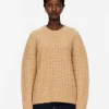 Avslappnad ull-alpacka jumper Avslappnad ull-alpacka jumper