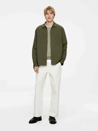 Avslappnade canvasbyxor