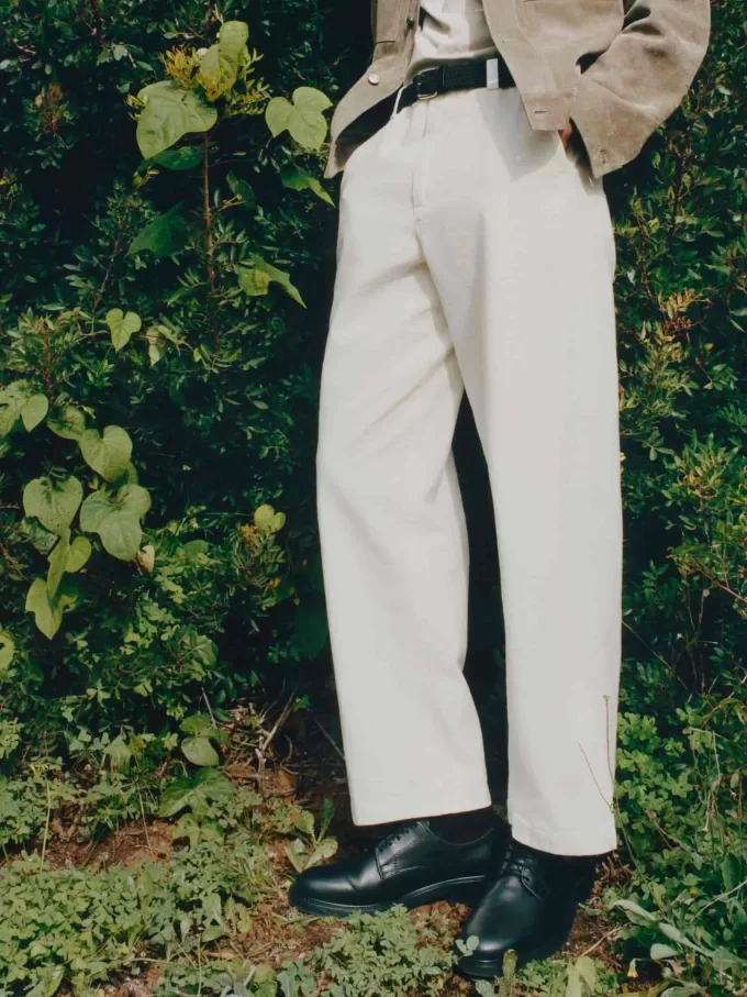 Avslappnade canvasbyxor Avslappnade canvasbyxor