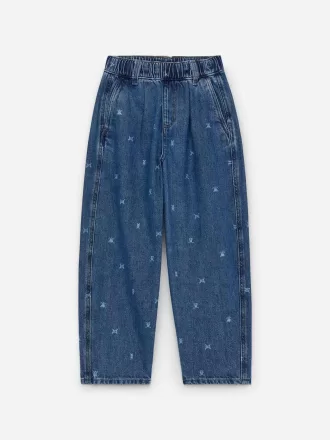 Avslappnade jeansbyxor