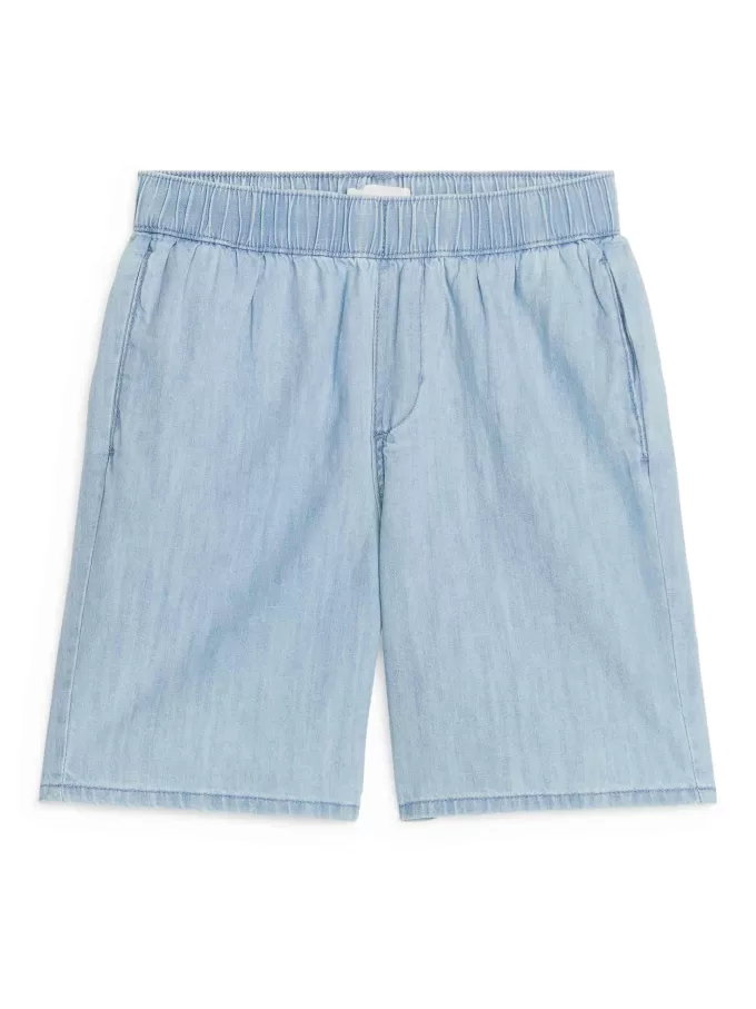 Avslappnade jeansshorts Avslappnade jeansshorts