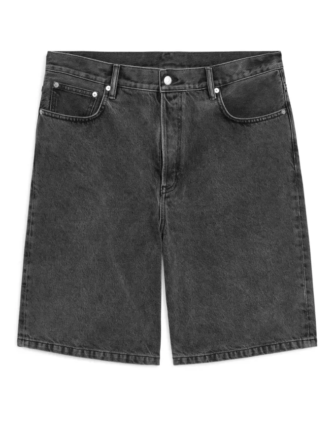 Avslappnade jeansshorts Avslappnade jeansshorts