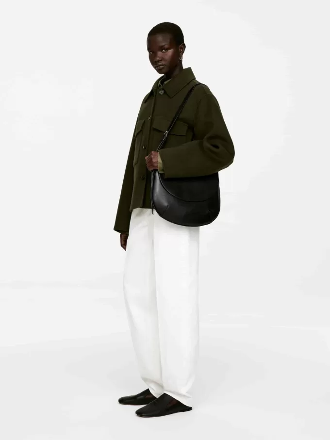 Axelväska i läder Axelväska i läder