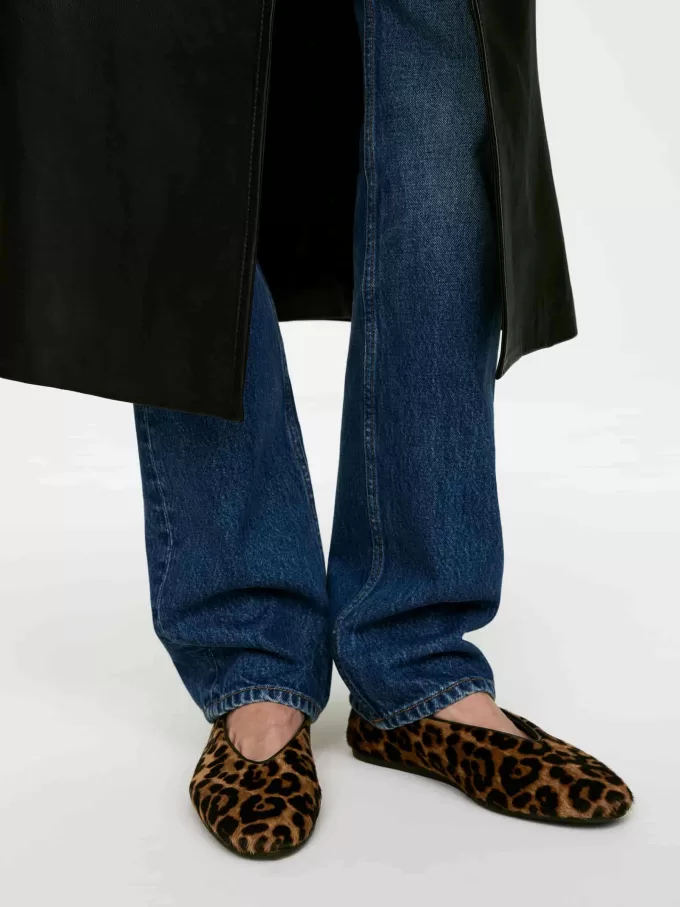 Ballerinor i läder Ballerinor i läder