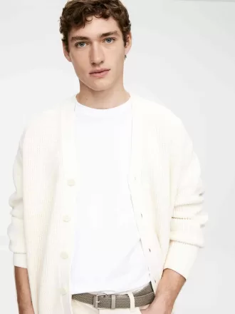 Bälte i flätat läder