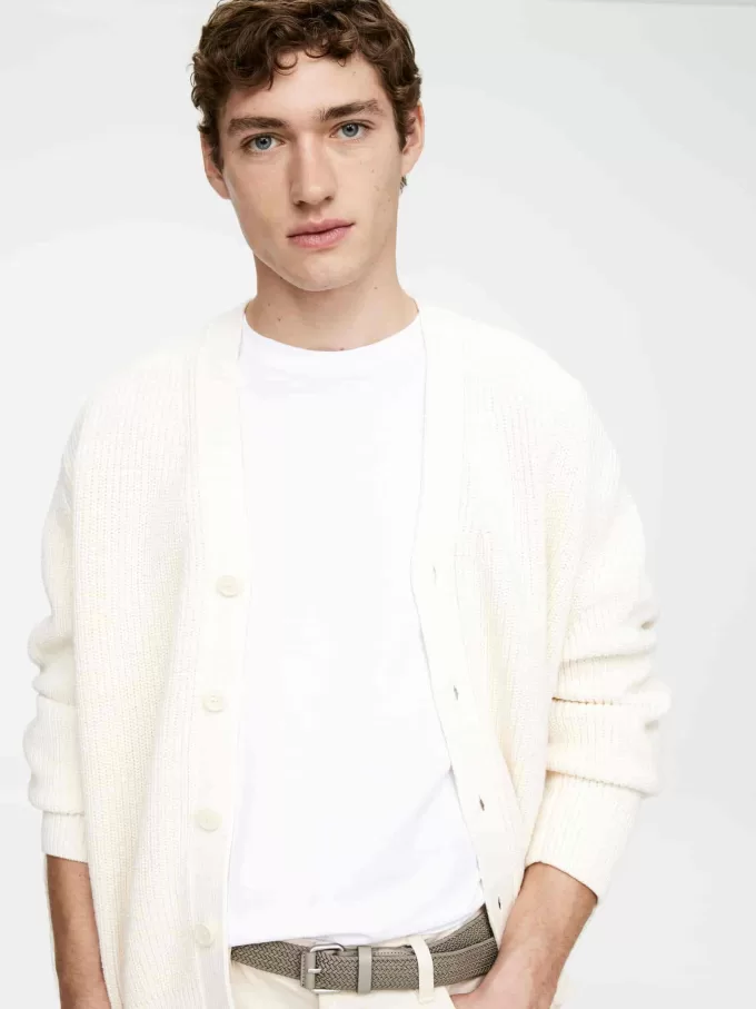 Bälte i flätat läder Bälte i flätat läder