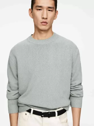 Bälte i flätat läder