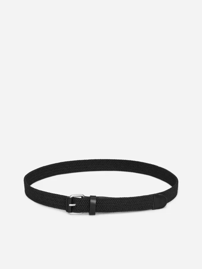 Bälte i flätat läder Bälte i flätat läder