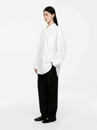 Batwing-ärmad skjorta