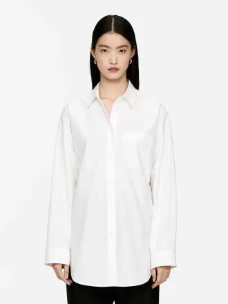 Batwing-ärmad skjorta