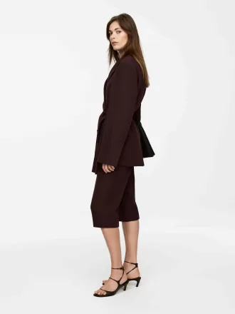 Blazer i bomull-linne