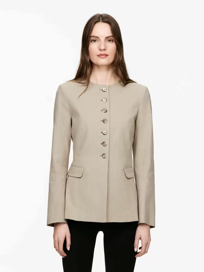 Blazer i linneblandning Blazer i linneblandning