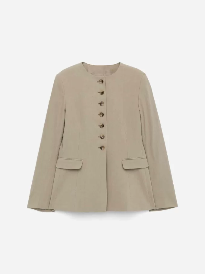 Blazer i linneblandning Blazer i linneblandning