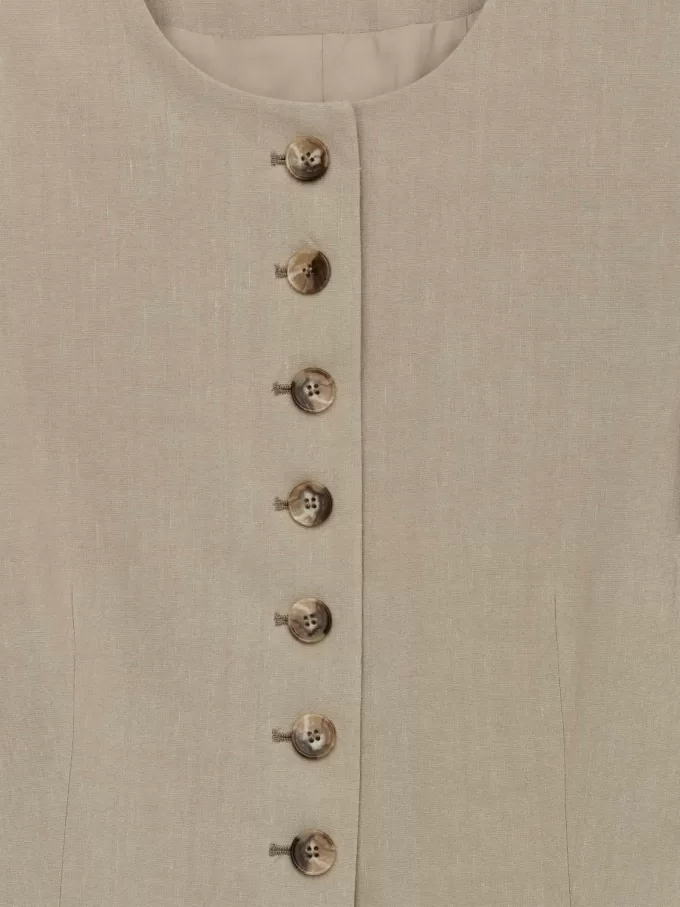 Blazer i linneblandning Blazer i linneblandning