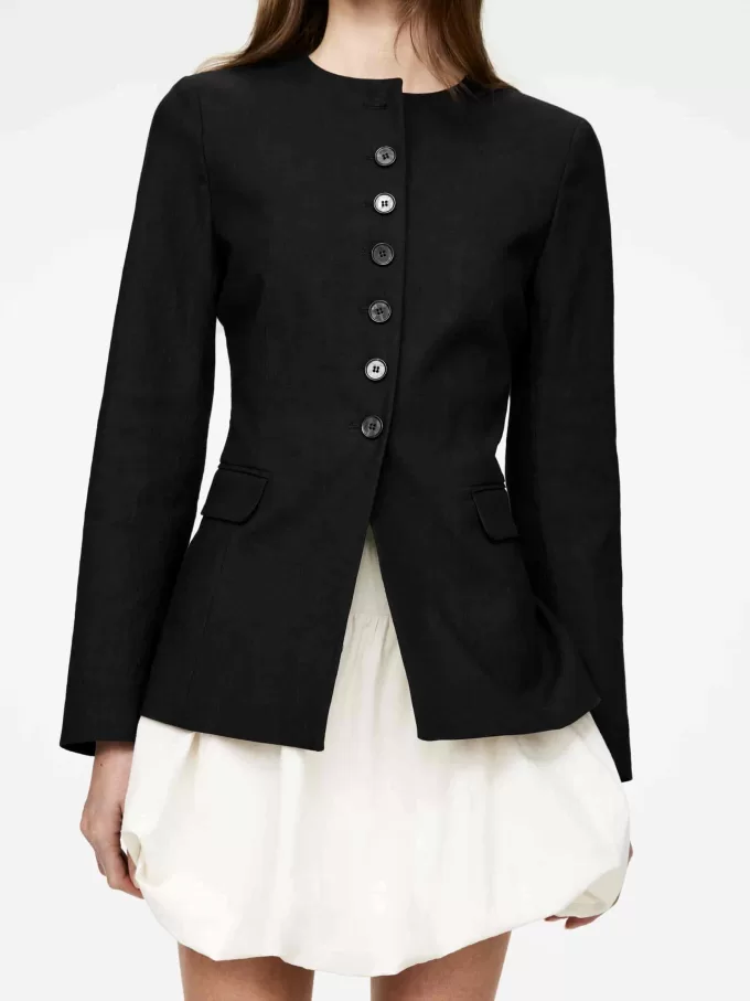 Blazer i linneblandning Blazer i linneblandning