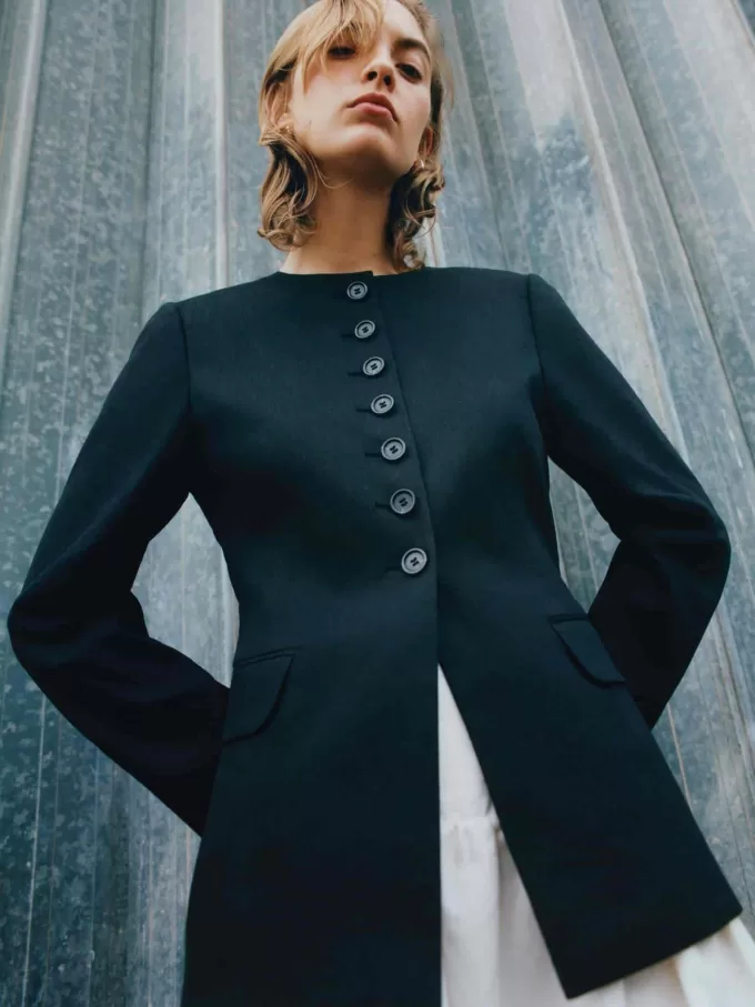 Blazer i linneblandning Blazer i linneblandning