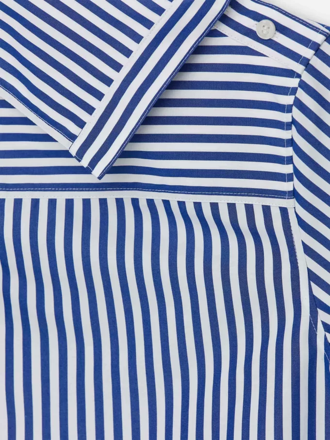 Blus med vikkrage Blus med vikkrage