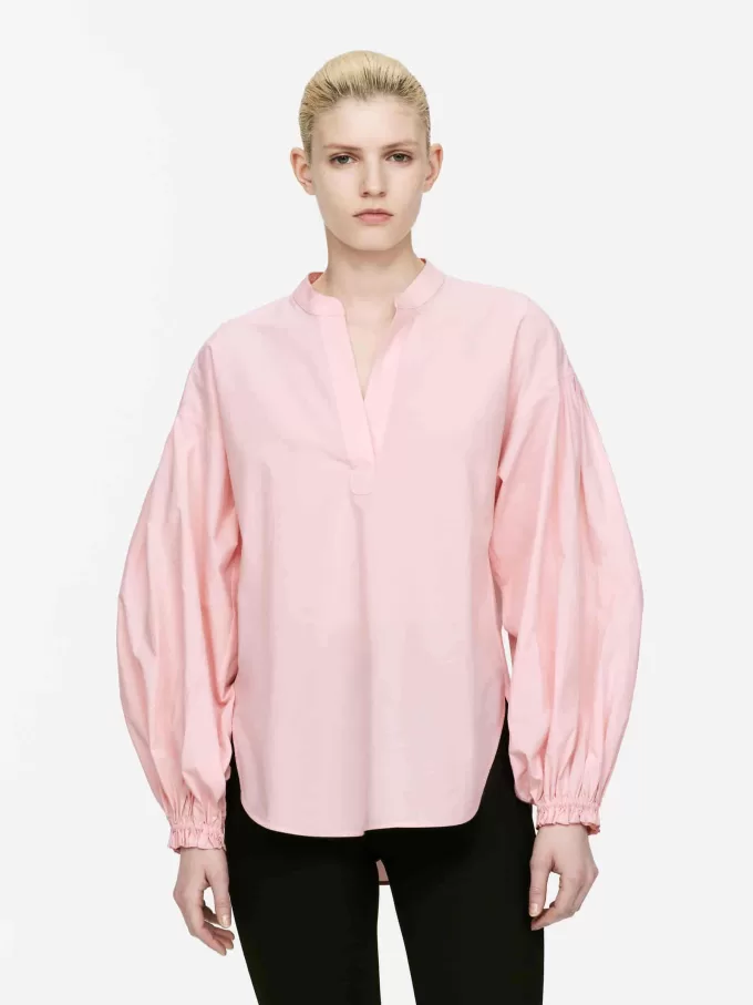 Blus med volymärm Blus med volymärm