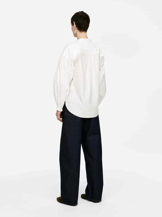 Blus med volymärm Blus med volymärm