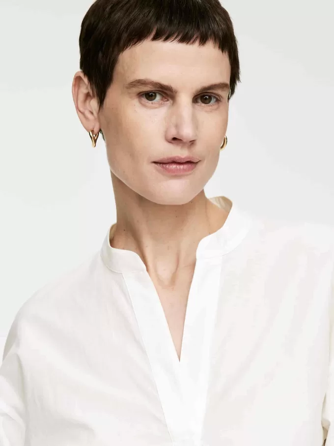 Blus med volymärm Blus med volymärm