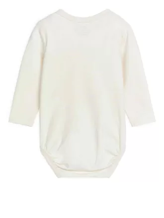 Bodysuit i mjuk bomull för nyfödd