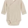 Bodysuit med slät ribb för nyfödd Bodysuit med slät ribb för nyfödd