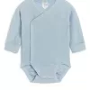 Bodysuit med slät ribb för nyfödd Bodysuit med slät ribb för nyfödd