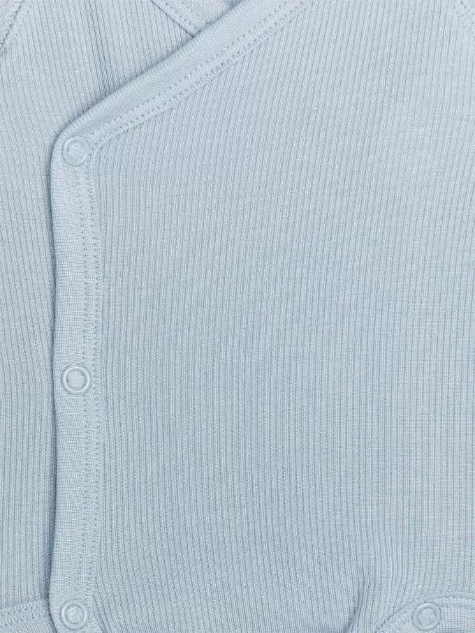 Bodysuit med slät ribb för nyfödd Bodysuit med slät ribb för nyfödd