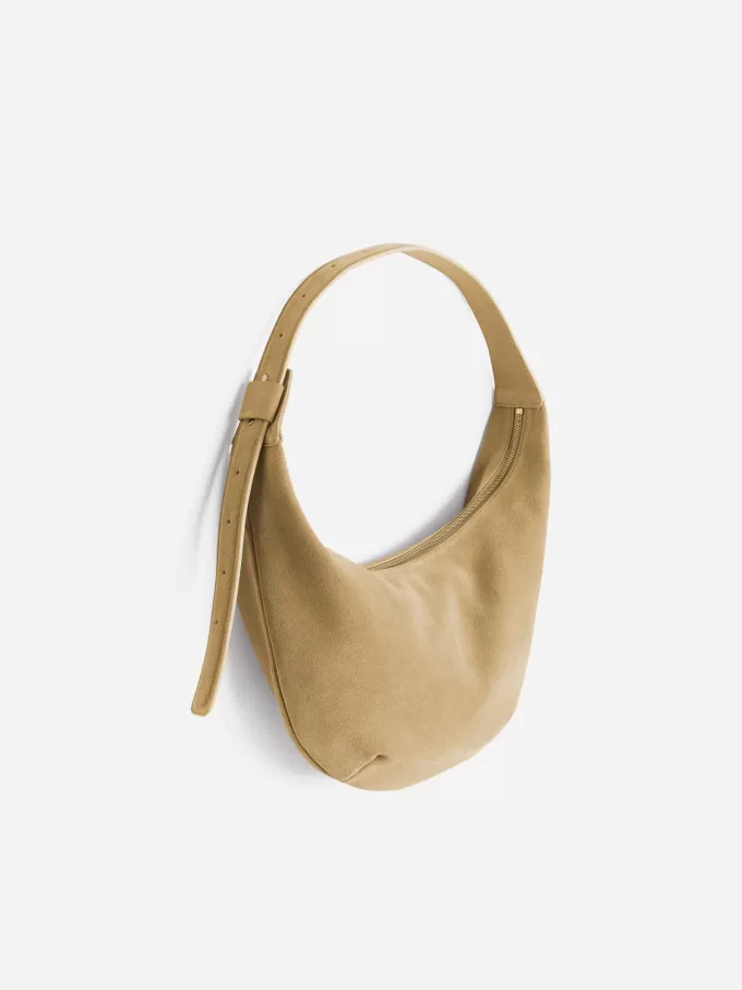 Böjd mockaväska Böjd mockaväska