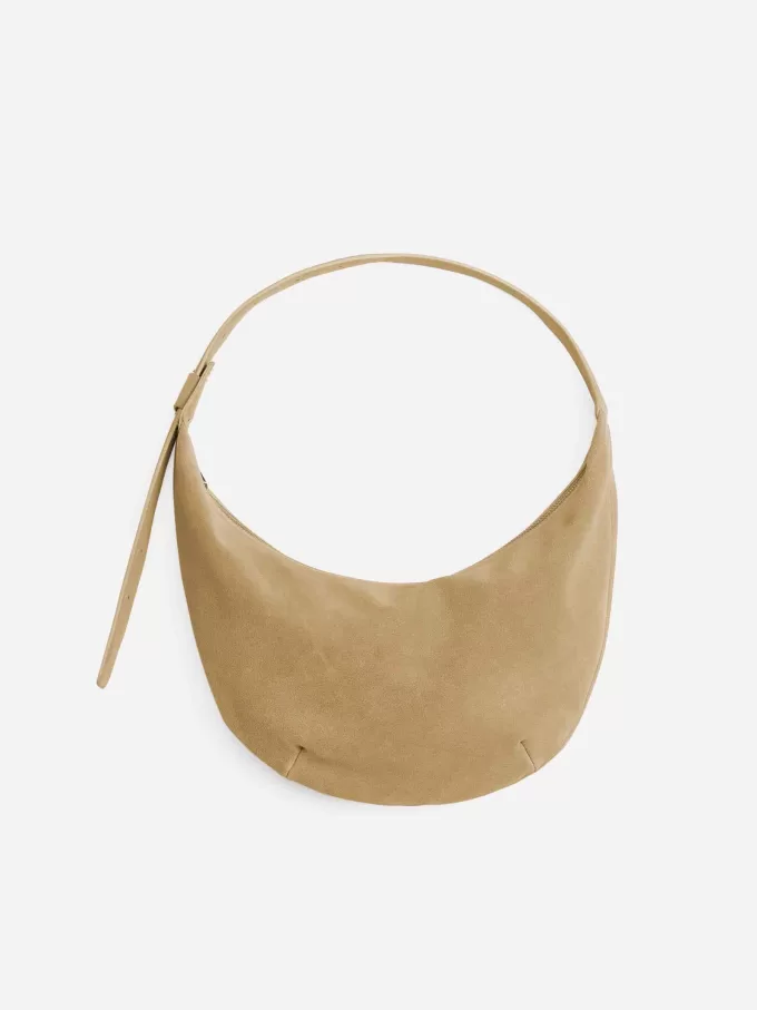 Böjd mockaväska Böjd mockaväska