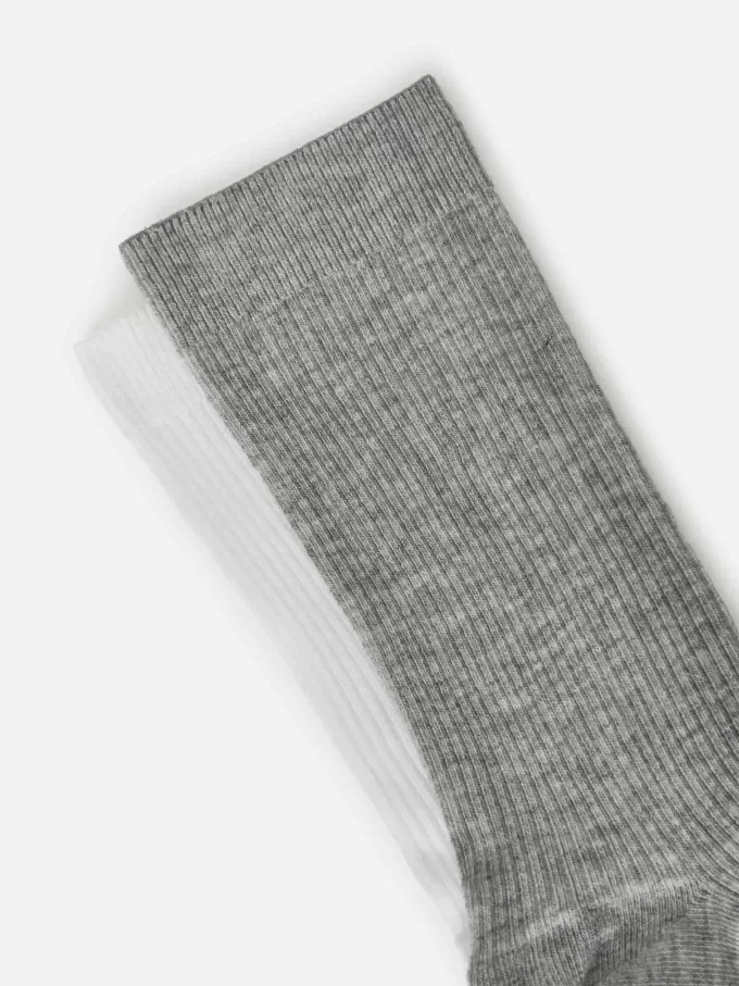 Bomullsribbstrumpor set med 5 st Bomullsribbstrumpor set med 5 st