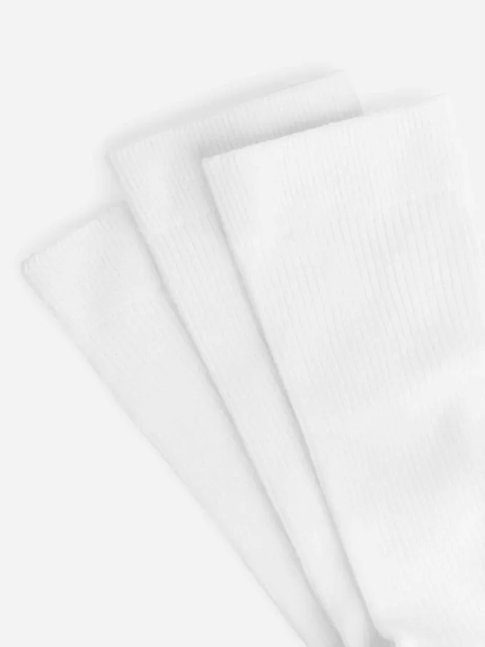 Bomullsribbstrumpor set om 3 Bomullsribbstrumpor set om 3