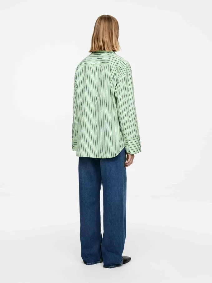 Bomullsskjorta med vid ärm Bomullsskjorta med vid ärm