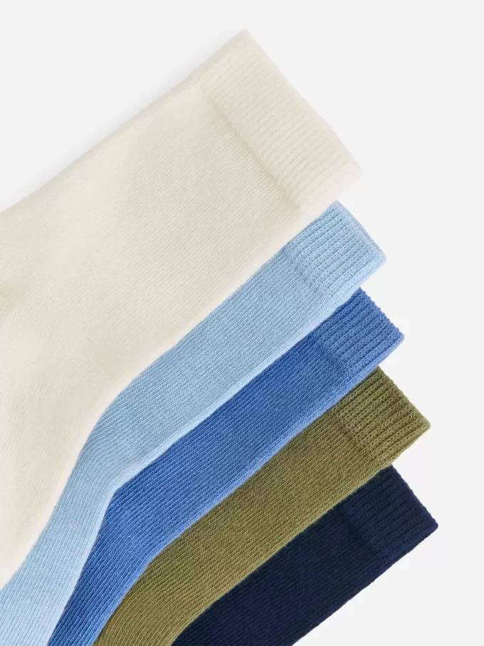 Bomullsstrumpor set med 5 st